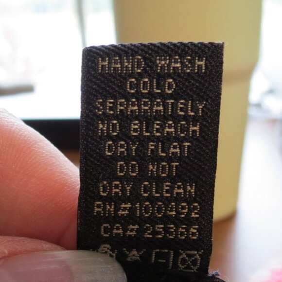 Pure Handknit Cardigan Sweater Pink/Orange/White Long Sleeve Size Large Petite - Picture 9 of 9